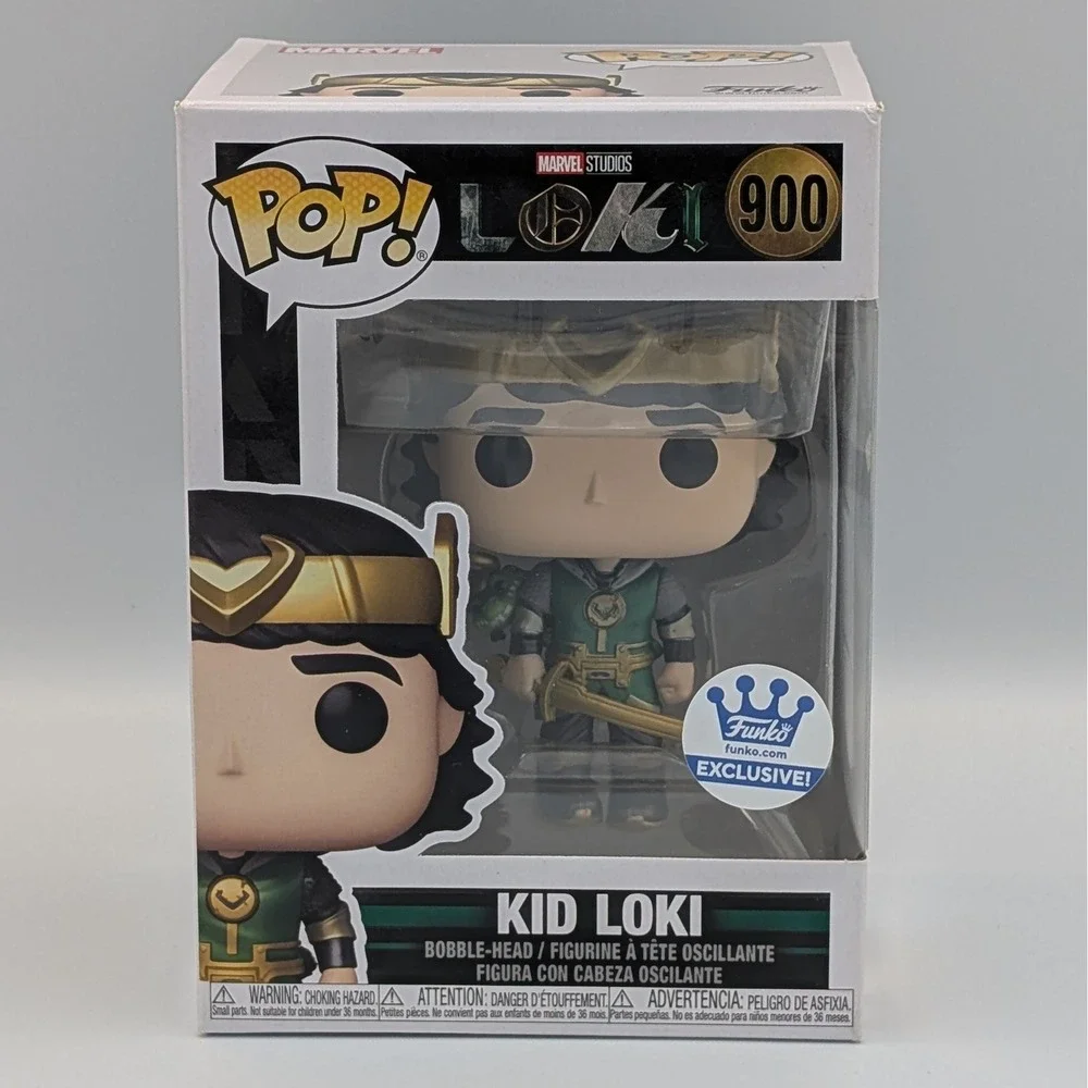 Funko Pop Marvel Loki Kid Loki 900 Funko Shop Exclusive Vinyl Bobble-Head New